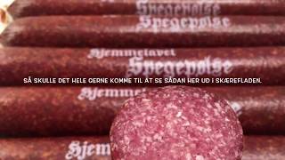 Hjemmelavet spegepølse 2017 [upl. by Quartana]