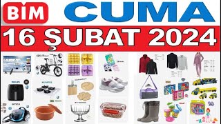 BİM BU CUMA  BİM 16 ŞUBAT 2024 KATALOĞU  AKTÜEL ÜRÜNLER  RESMİ KATALOG  NET ANLATIM [upl. by Florencia]