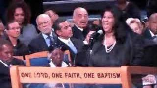 Aretha sings at the funeral of Miss Rosa Parks [upl. by Mikaela]