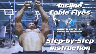 Incline Cable Flyes Step by Step 2019 [upl. by Orenid]