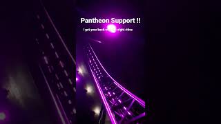 Busch Gardens Williamsburg Pantheon Support  Even at Night Time [upl. by Ethelin]