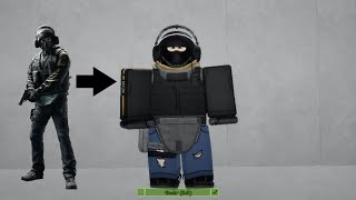 Roblox “Bandit” from Rainbow Six Siege Avatar Build [upl. by Annayt91]