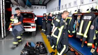 Salida de los Bomberos Voluntarios de Los Realejos [upl. by Allemahs]