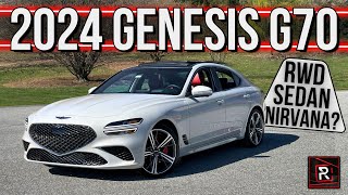 The 2024 Genesis G70 33T Is A Exemplary TwinTurbo Powered RWD Sports Sedan [upl. by Eunice]