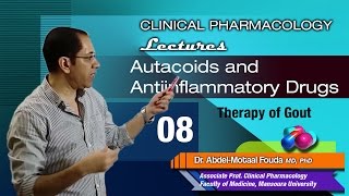 Lecture 08 Ar  Drug therapy of gout [upl. by Koby]