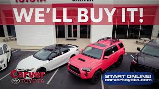 Carver Toyota of Columbus Well Buy Your Car Even if You Dont Buy Ours [upl. by Calia]