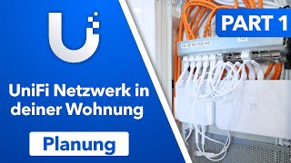 UniFi Netzwerk aufbauen in Wohnung  WiFi Hardware VPN VLAN Firewall etc [upl. by Dionis662]