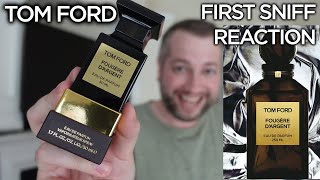 Tom Ford Fougere dArgent  First Sniff Reaction Review [upl. by Atnauqal]