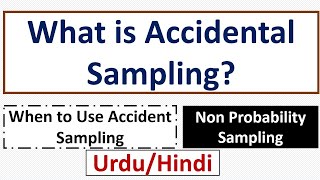 What is Accidental Sampling When to Use Accidental Sampling [upl. by Wolpert]