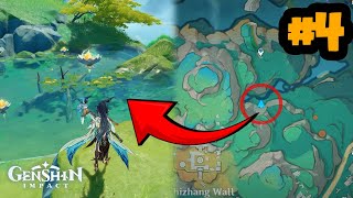 Scenes of Flowing Lotuses Puzzle Guide Location 4  Genshin impact 44 [upl. by Loralie822]