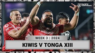 Pacific Championship 2024  New Zealand Kiwis v Tonga XIII  Full Match Replay [upl. by Ohploda967]