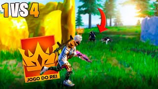 ME TORNEI LITERALMENTE O REI DA RANQUEADA DEPOIS DESSA PARTIDA SOLO VS SQUAD FREE FIRE MOBILE [upl. by Ydnab]