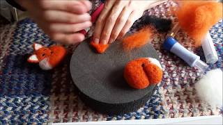 Needle Felting Animals  Felt Fox Tutorial for Beginners  Intermediate by Apulina Felted Animals [upl. by Illib]