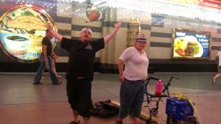 Vegas Fremont Street Fight [upl. by Kendre]