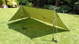 5 Tarp Shelter setups with a 9x5 silnylon tarp [upl. by Snook883]