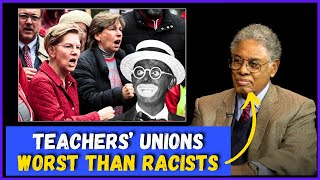 Why Teachers Unions are WORSE than ALL the Racists in America  Thomas Sowell Reacts [upl. by Akinod]