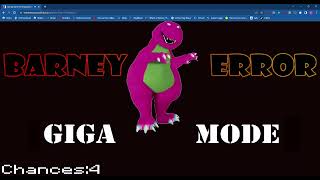 Barney Error 15 Chances Correct Code Version [upl. by Rushing]