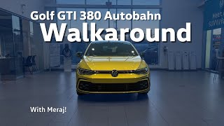 2024 Golf GTI 380 Autobahn Pomelo Yellow Metallic Walkaround  PVW [upl. by Ydollem767]