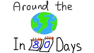 Around the world in 80 days Verne Jules illustrated adopted audiobook [upl. by Ennazus247]