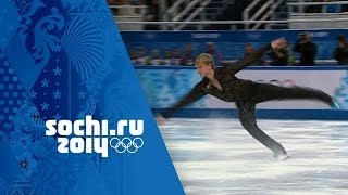 Team Figure Skating  Mens Free Skating Final  Sochi 2014 Winter Olympics [upl. by Kealey786]