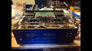 Robert works on the Yamaha B2 VFET Amplifier [upl. by Narik618]