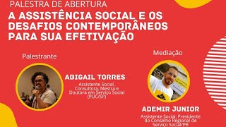 CRESS PB  A assistência social e os desafios contemporâneos para sua efetivação [upl. by Jarred805]