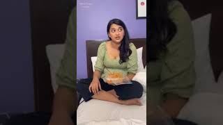 Anamika ChakrabortyActress Serial😘sweet Hiya Anamika Chakraborty☺️New Hot🔥🥵Black🖤Dress short video🤪 [upl. by Guimond]