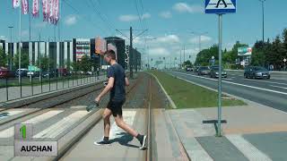 Tramwaje Olsztyn 2019 linia 1 [upl. by Asereht833]