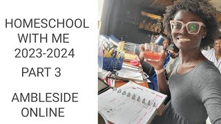 HOMESCHOOL PLANNINGAMBLESIDE ONLINEHOMESCHOOL PLANNERPLAN WITH ME [upl. by Adev]