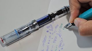 트위스비 에코 F닙 twsbi eco T f nib 세일러 네코야나기 Nekoyanagi [upl. by Ycnay]