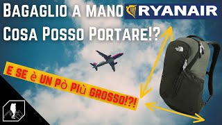 BAGAGLIO A MANO RYANAIR deve essere per forza 40x25x20  Ecco tutto quello che devi sapere [upl. by Ennovart]