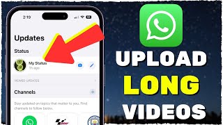 How to Post Long Video to WhatsApp Status 2024 [upl. by Cohbert]