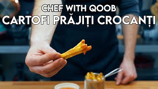 🍟 CARTOFI prajiti CROCANTI  Cartofi Frantuzesti  Reteta Cartofi Prajiti  Chef With Qoob [upl. by Rhianna]