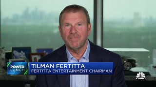 Consumer spending weakening in the higherend market says Tilman Fertitta [upl. by Bruns]