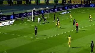 هدف محمد شريف الخليج يتعادل امام الاتحاد الاتحاد 11 الخليج [upl. by Wilie]