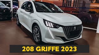 NOVO PEUGEOT 208 2023 GRIFFE  COM NOVA CENTRAL MULTIMIDIA [upl. by Eiznik]