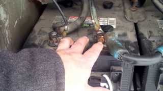 How to charge a 24 volt battery system on a D series MCI Motorcoach  Bus [upl. by Ecyle807]