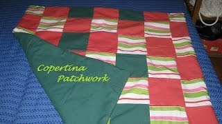 copertina patchwork semplice  Mami Crea [upl. by Anrehs]