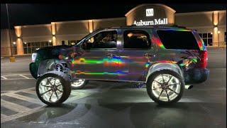 BLOCK BOYZ CRASH AUBURN TRUCK MEET COPS CALLED INCLUDES SLADES TAHOE [upl. by Mario]