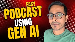 Creating Podcast in 5 mins  NotebookLM Google  Generative AI [upl. by Racso]