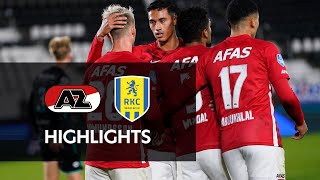 Highlights AZ  RKC Waalwijk  Eredivisie [upl. by Leighland]