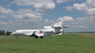 Dassault Falcon 8X  Demonstration Takeoff and Landing [upl. by Fiertz988]