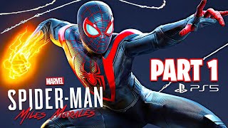 Spider Man Miles Morales PS5 Gameplay Walkthrough Part 1 [upl. by Royo]