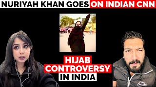 Hijab Controversy in India  Nuriyah Khan Ka CNN par Comment [upl. by Lettie]