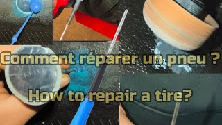 Réparation de Pneu  Apprenez les Étapes RéparationPneu Tire Repair  Learn the Steps TireRepair [upl. by Oliana]