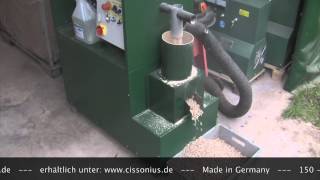 Pelletpresse quotPM200quot Holzpellets selber herstellen Cissonius GmbH [upl. by Bertila]