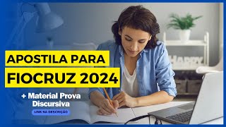 Apostila FIOCRUZ 2024 Analista Tecnologista Pesquisador  Material Prova Discursiva [upl. by Hayyikaz]