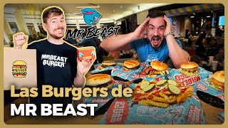 Probando TODA LA CARTA de MR BEAST BURGER DECEPCIÓN [upl. by Ataner67]