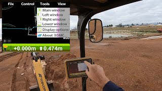 Topcon GPS Machine Control training from the seat 2019 More to come [upl. by Nessim]