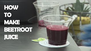 How To Make Beetroot Juice [upl. by Ailemor]